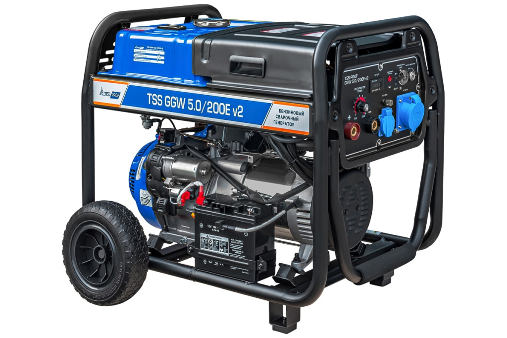 Бензиновый сварочный генератор TSS PROF GGW 5.0/200E v2 045624